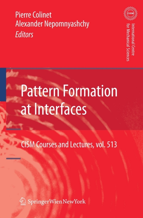 Cover image for book Pattern Formation at Interfaces