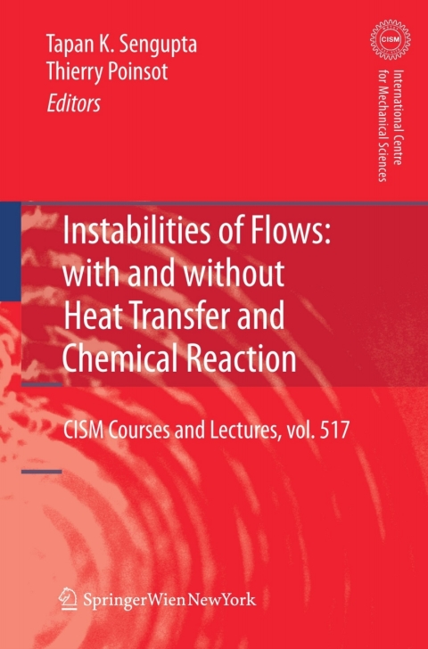 Cover image for book Instabilities of Flows: With and Without Heat Transfer and Chemical Reaction
