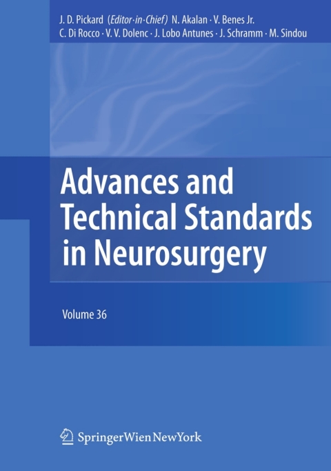 Cover image for book Advances and Technical Standards in Neurosurgery