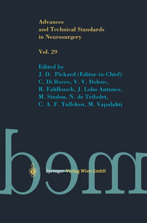Cover image for book Advances and Technical Standards in Neurosurgery