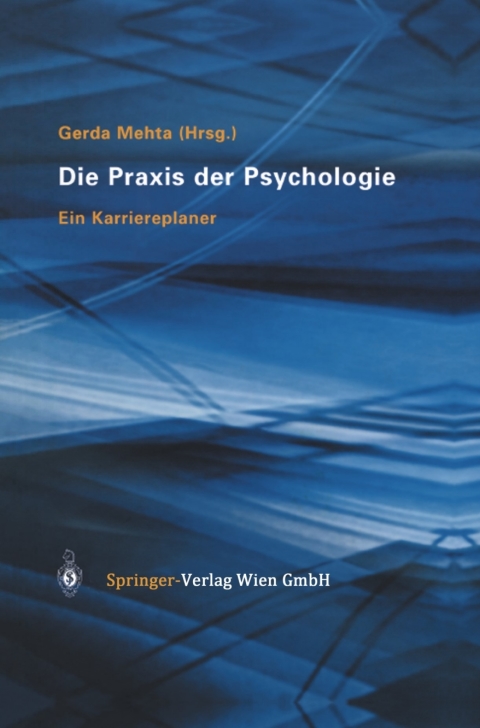 Cover image for book Die Praxis der Psychologie