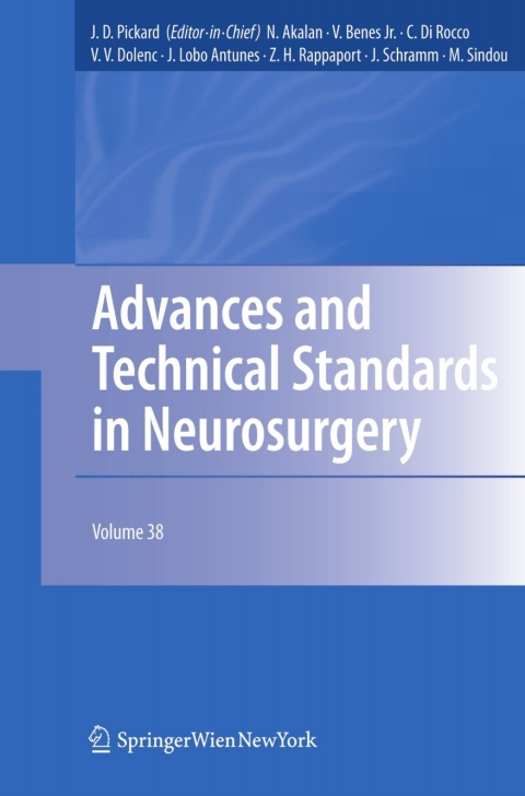 Cover image for book Advances and Technical Standards in Neurosurgery