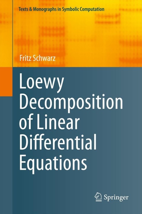 Cover image for book Loewy Decomposition of Linear Differential Equations