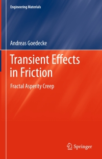 Cover image: Transient Effects in Friction 9783709115053