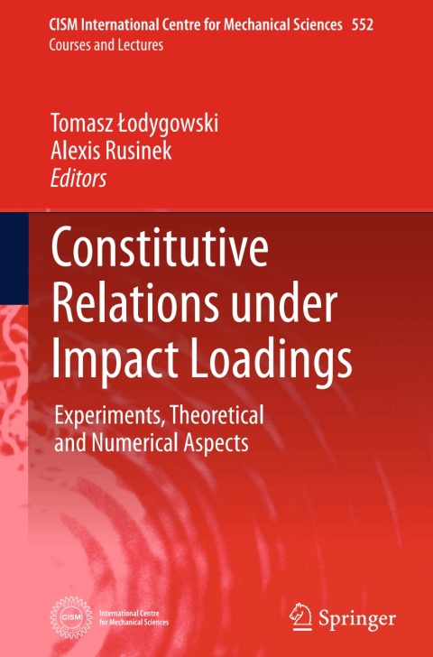 Cover image for book Constitutive Relations under Impact Loadings