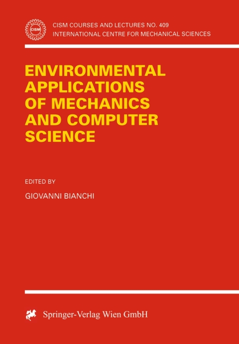 Cover image for book Environmental Applications of Mechanics and Computer Science