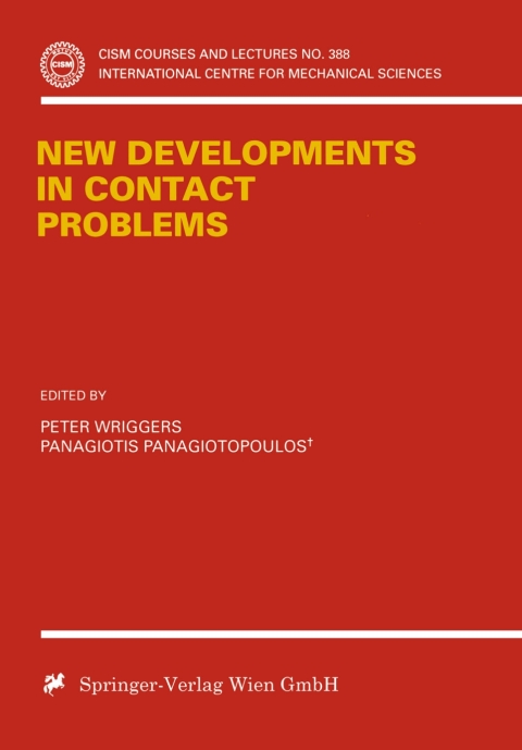 Cover image for book New Developments in Contact Problems