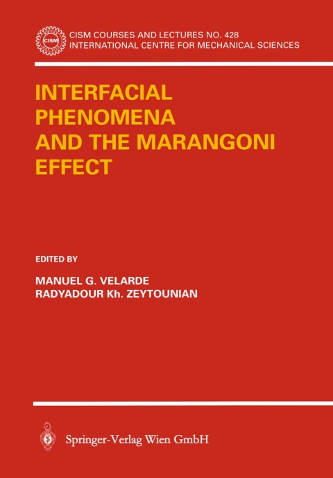 Cover image for book Interfacial Phenomena and the Marangoni Effect
