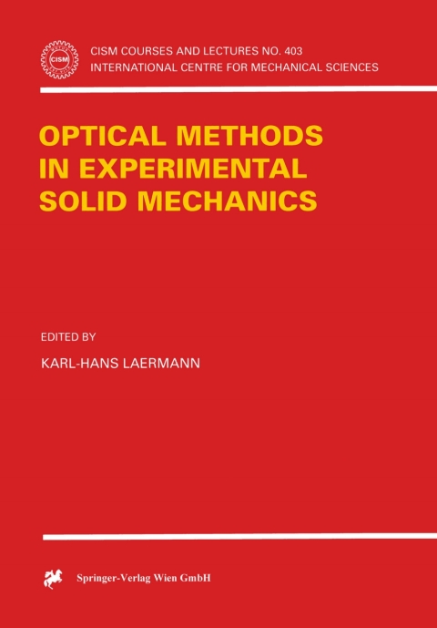 Cover image for book Optical Methods in Experimental Solid Mechanics