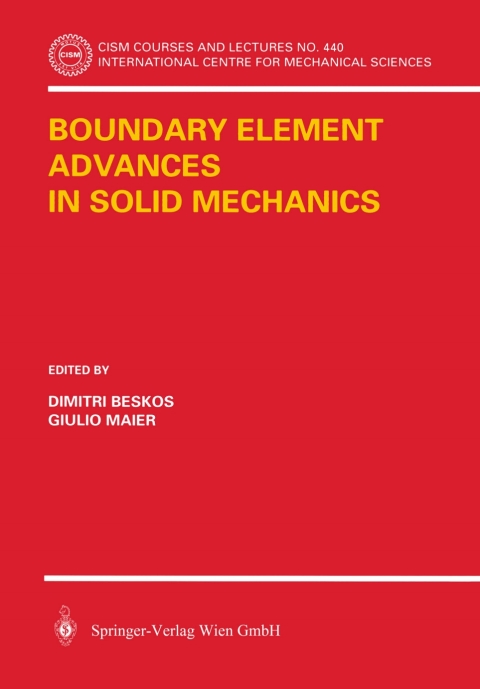 Cover image for book Boundary Element Advances in Solid Mechanics