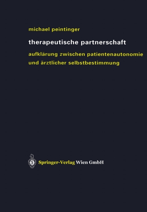 Cover image for book Therapeutische Partnerschaft