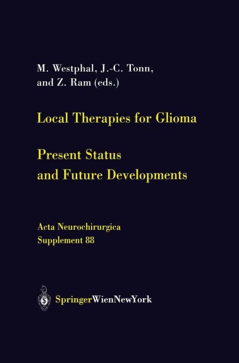 Cover image for book Local Therapies for Glioma