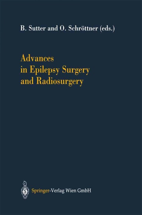 Cover image for book Advances in Epilepsy Surgery and Radiosurgery