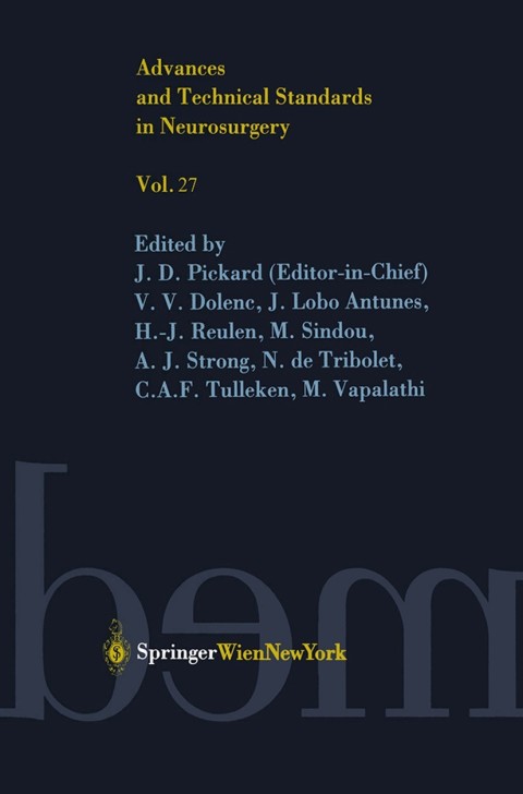 Cover image for book Advances and Technical Standards in Neurosurgery