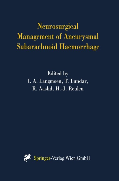 Cover image for book Neurosurgical Management of Aneurysmal Subarachnoid Haemorrhage