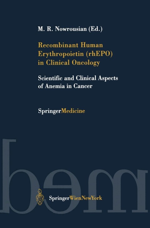 Cover image for book Recombinant Human Erythropoietin (rhEPO) in Clinical Oncology