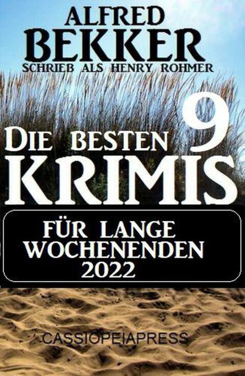 Cover image for book Die besten 9 Krimis für lange Wochenenden 2022