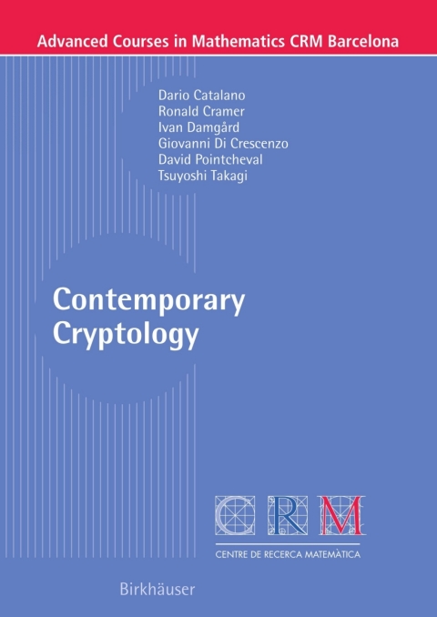 Cover image for book Contemporary Cryptology
