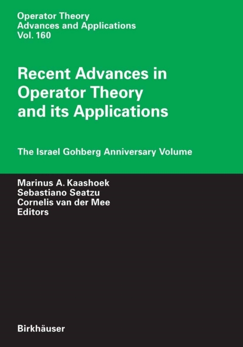 Cover image for book Recent Advances in Operator Theory and Its Applications