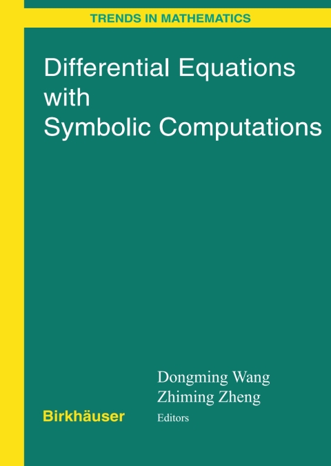 Cover image for book Differential Equations with Symbolic Computation