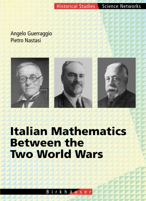 Cover image for book Italian Mathematics Between the Two World Wars
