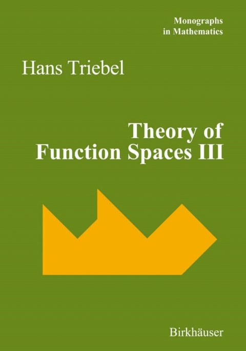 Cover image for book Theory of Function Spaces III