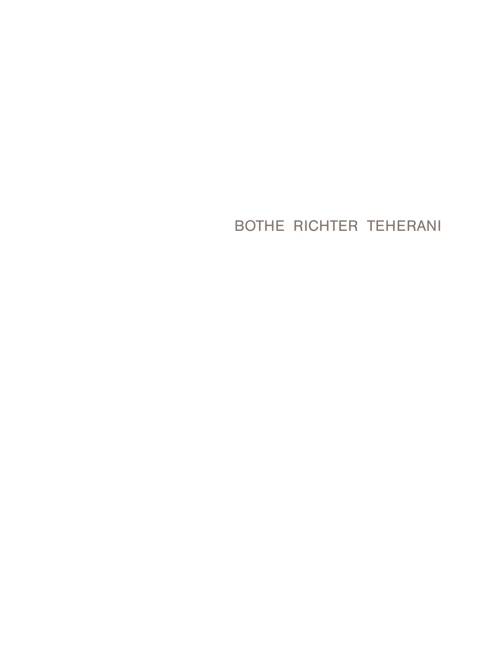 Cover image for book Bothe Richter Teherani
