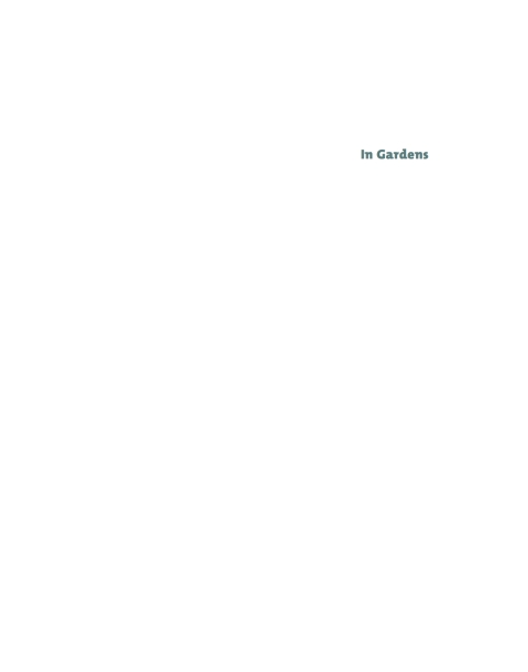 Cover image for book In Gardens