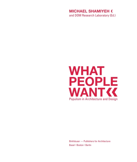 Cover image for book What People Want