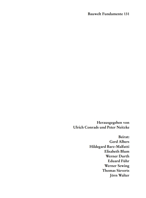 Cover image for book Die Stadt der Architekten