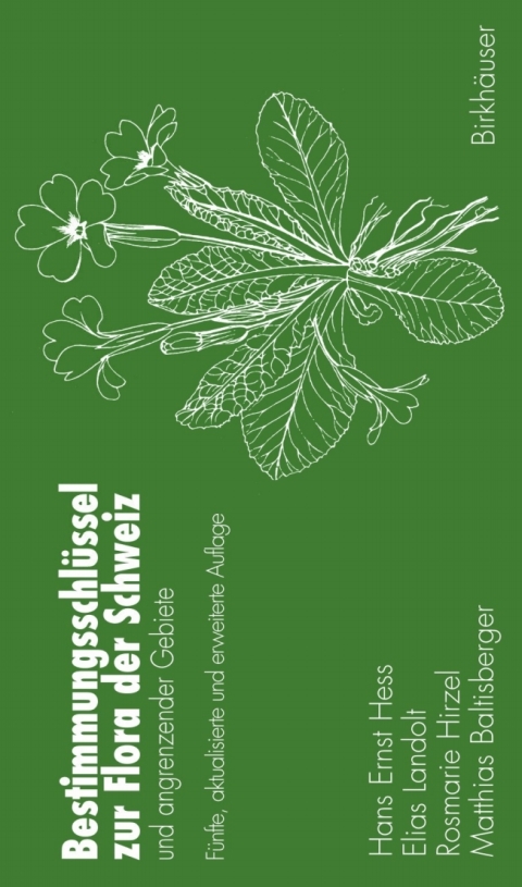 Cover image for book Bestimmungsschlüssel zur Flora der Schweiz und angrenzender Gebiete