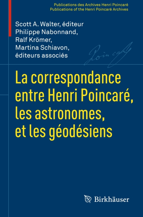 Cover image for book La correspondance entre Henri Poincaré, les astronomes, et les géodésiens