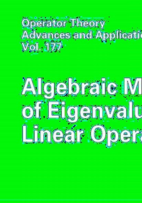 Cover image for book Algebraic Multiplicity of Eigenvalues of Linear Operators