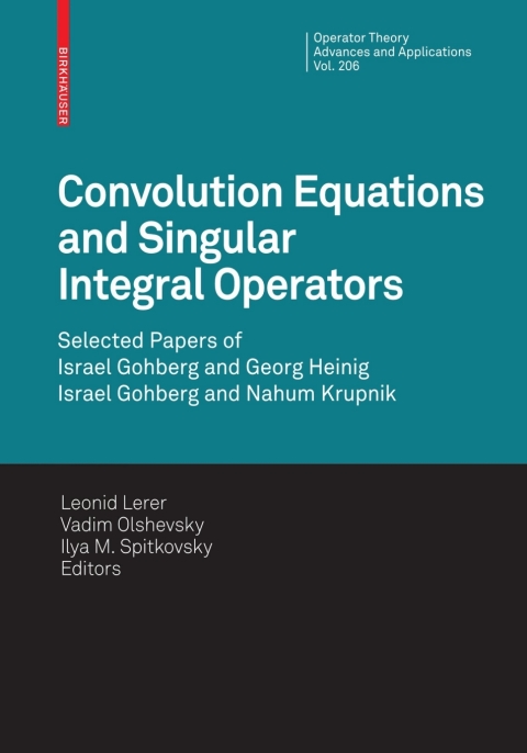 Cover image for book Convolution Equations and Singular Integral Operators