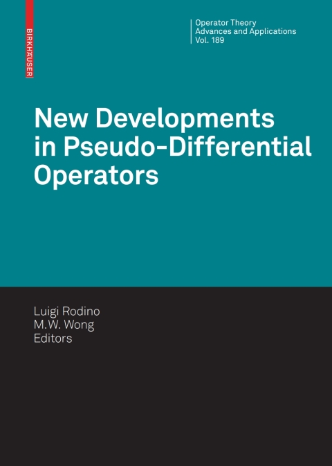 Cover image for book New Developments in Pseudo-Differential Operators