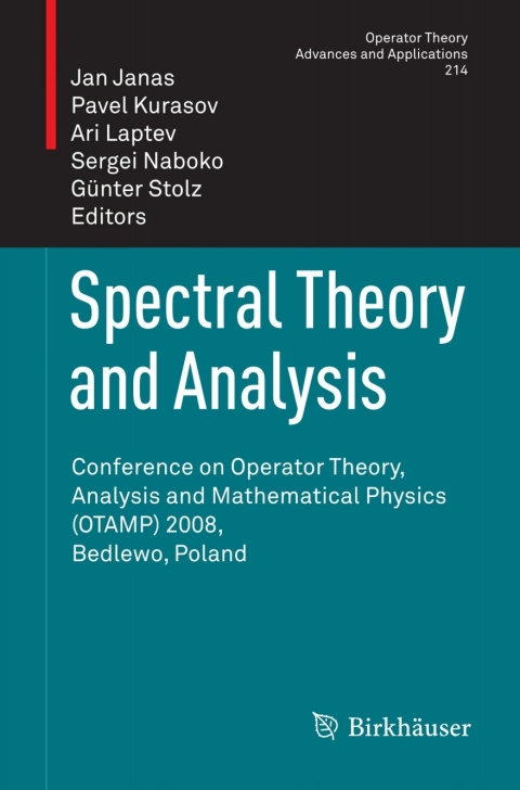 Cover image for book Spectral Theory and Analysis