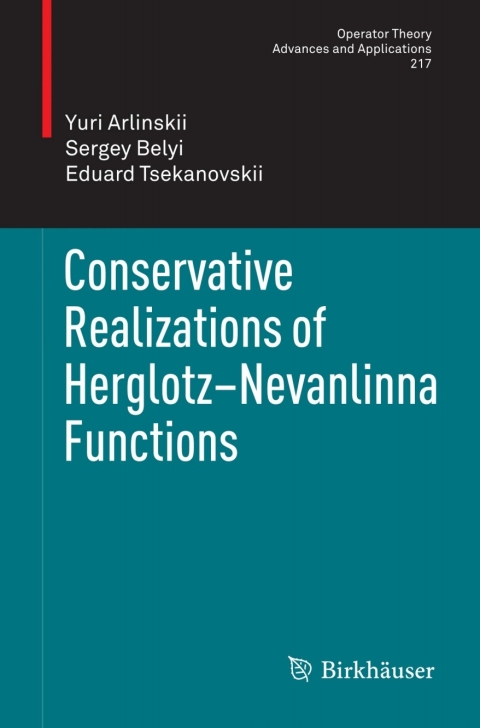 Cover image for book Conservative Realizations of Herglotz-Nevanlinna Functions