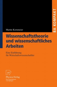 Cover image: Wissenschaftstheorie und wissenschaftliches Arbeiten 9783790819182