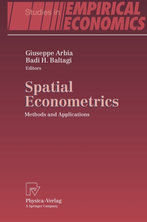 Cover image for book Spatial Econometrics