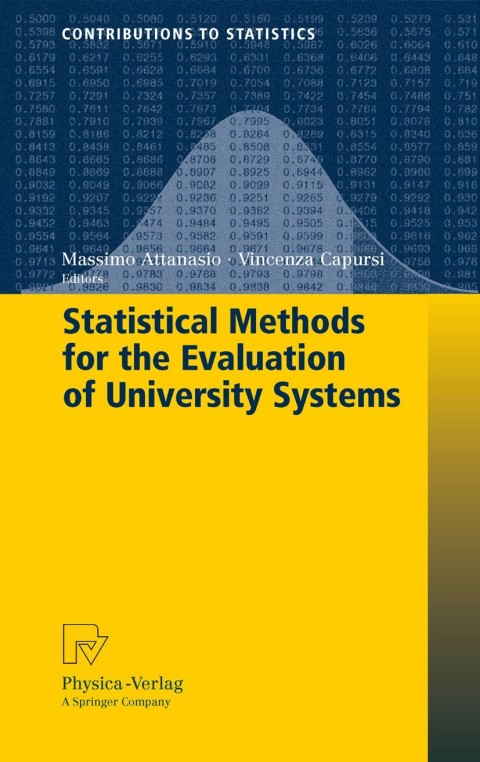 Cover image for book Statistical Methods for the Evaluation of University Systems
