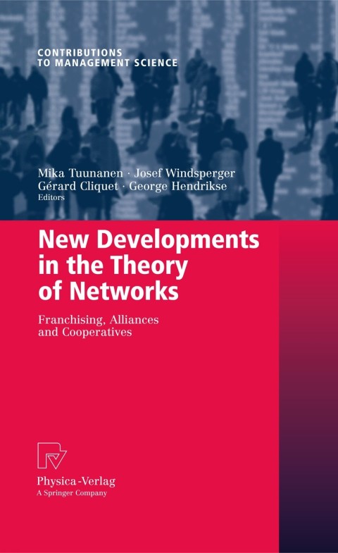 Cover image for book New Developments in the Theory of Networks