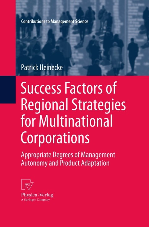 Cover image for book Success Factors of Regional Strategies for Multinational Corporations