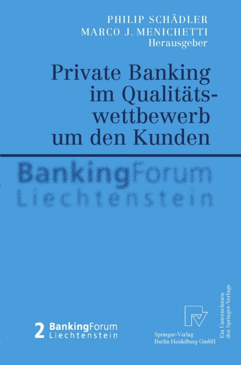 Cover image for book Private Banking im Qualitätswettbewerb um den Kunden