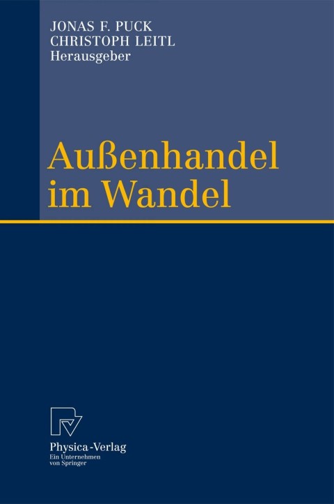 Cover image for book Außenhandel im Wandel
