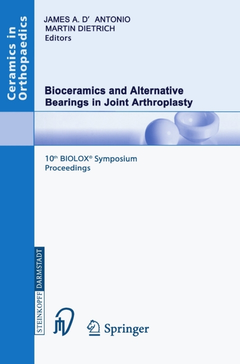 Cover image for book Bioceramics and Alternative Bearings in Joint Arthroplasty