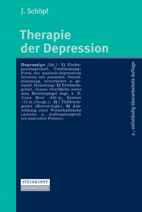 Cover image for book Therapie der Depression