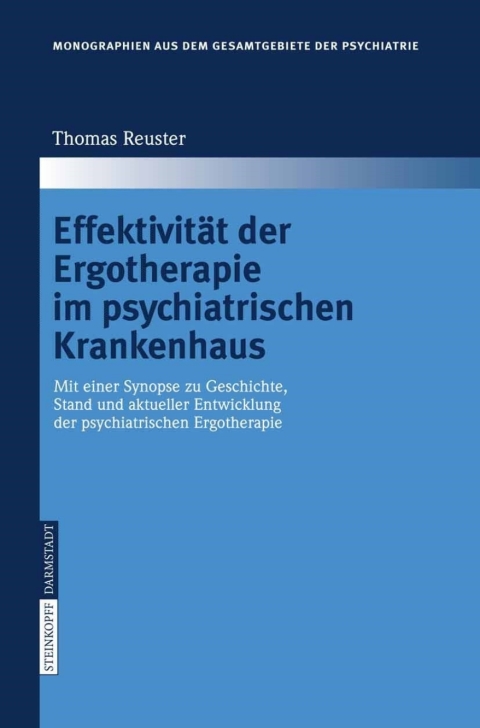 Cover image for book Effektivität der Ergotherapie im psychiatrischen Krankenhaus