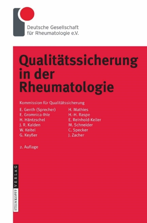 Cover image for book Qualitätssicherung in der Rheumatologie