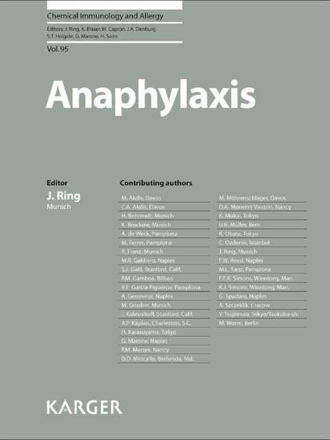Cover image for book Anaphylaxis