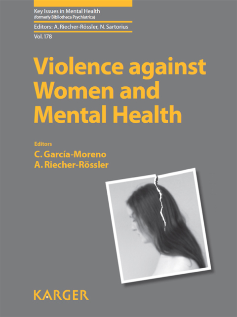 Cover image for book Violence against Women and Mental Health